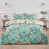 Ashbourne King Size Duvet Set - Green, Microfibre