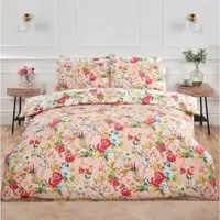 Ashbourne Single Duvet Set - Pink, Microfibre