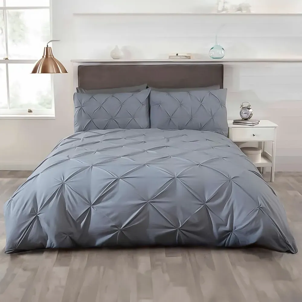 Balmoral Single Duvet Set - Silver