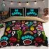 Be Happy King Size Duvet Cover Set - Multicolour