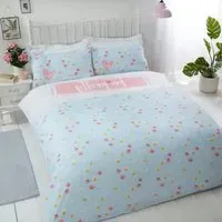 Be Pretty Single Duvet Cover Set - Duck Egg
