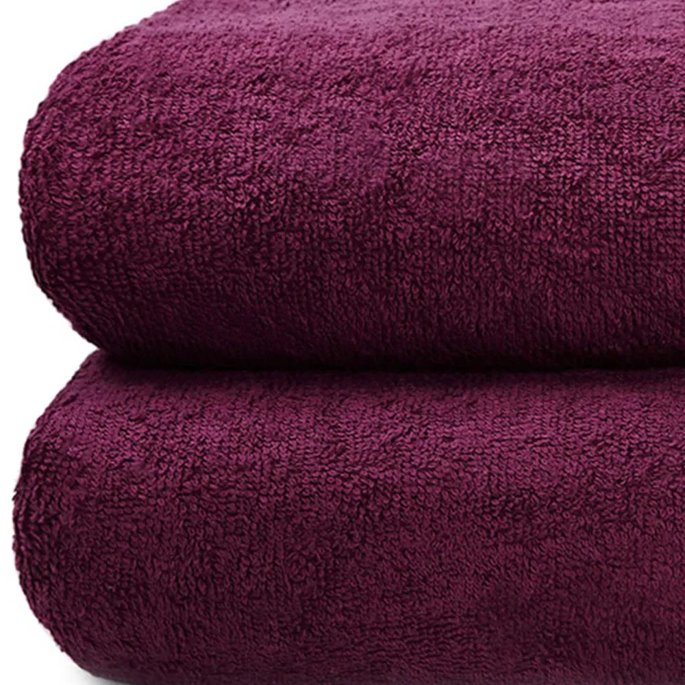 Berkley Bath Sheet Bundle Set of 2 - Purple, Cotton