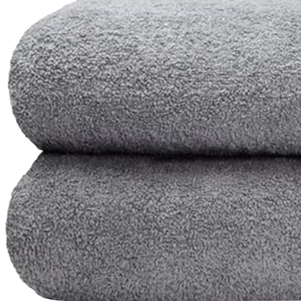 Berkley Bath Sheet Bundle Set of 2 - Silver, Cotton