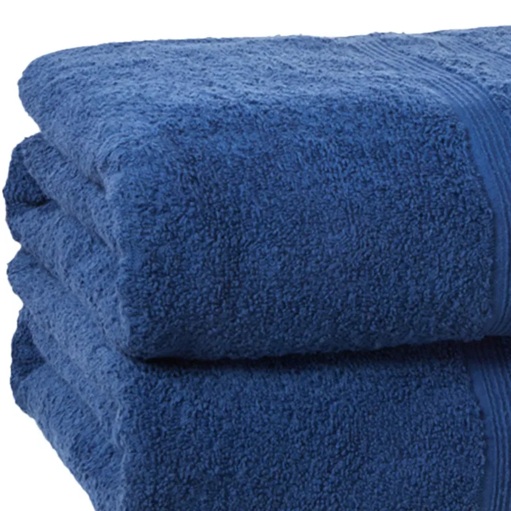 Camden Bath Towel 2 Pack - Blue, Cotton