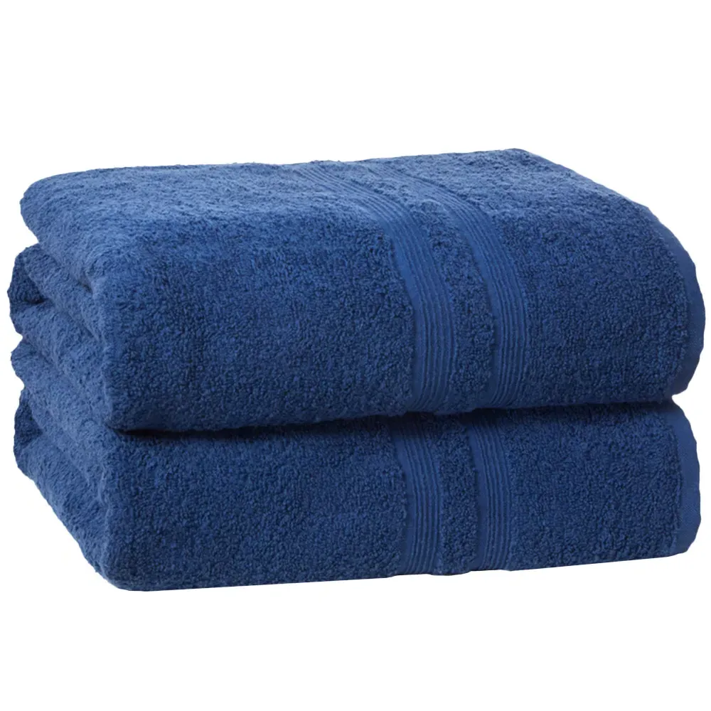Camden Bath Towel 2 Pack - Blue, Cotton