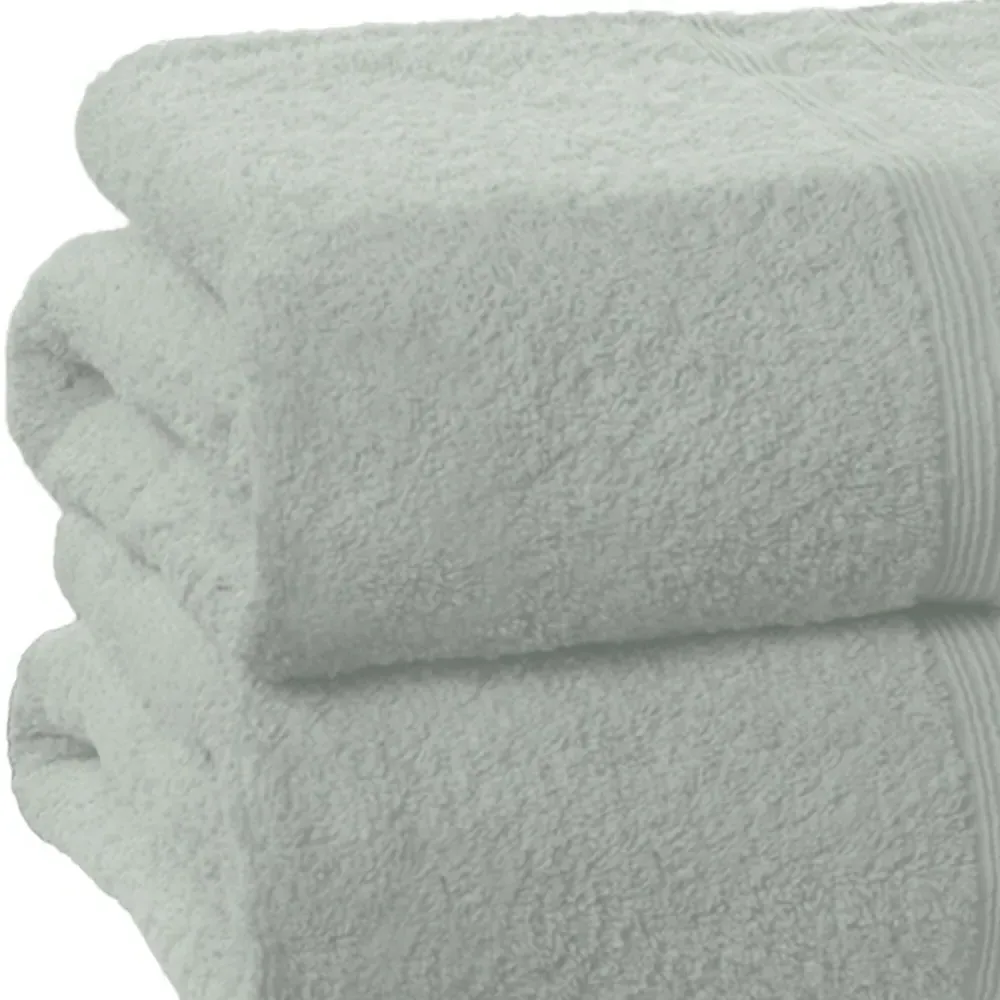 Camden Bath Towel 2 Pack - Green, Cotton