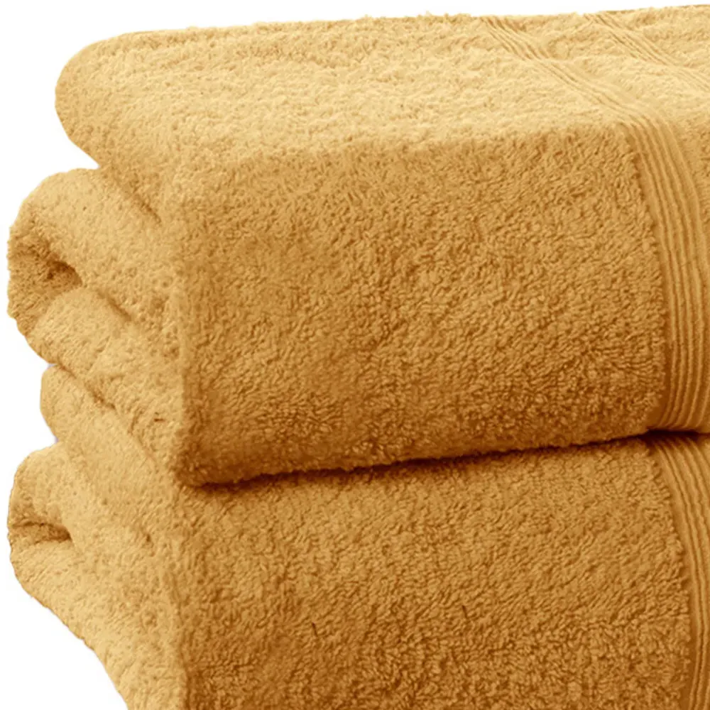 Camden Bath Towel 2 Pack - Orange, Cotton