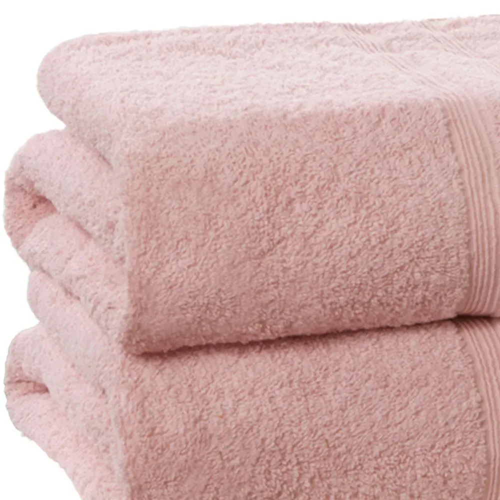 Camden Bath Towel 2 Pack - Pink, Cotton