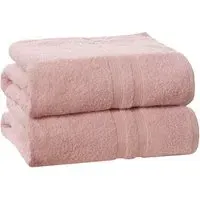 Camden Bath Towel 2 Pack - Pink, Cotton