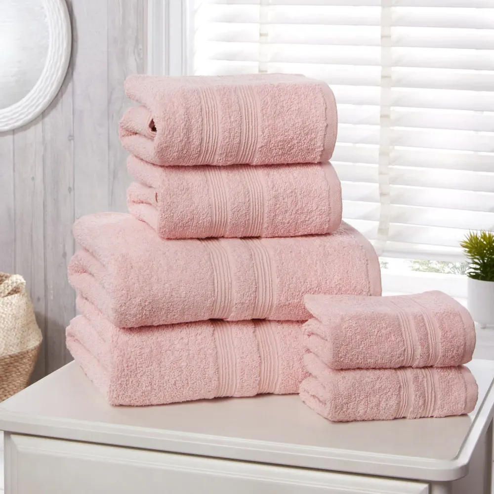 Camden Hand Towel - Pink, Cotton