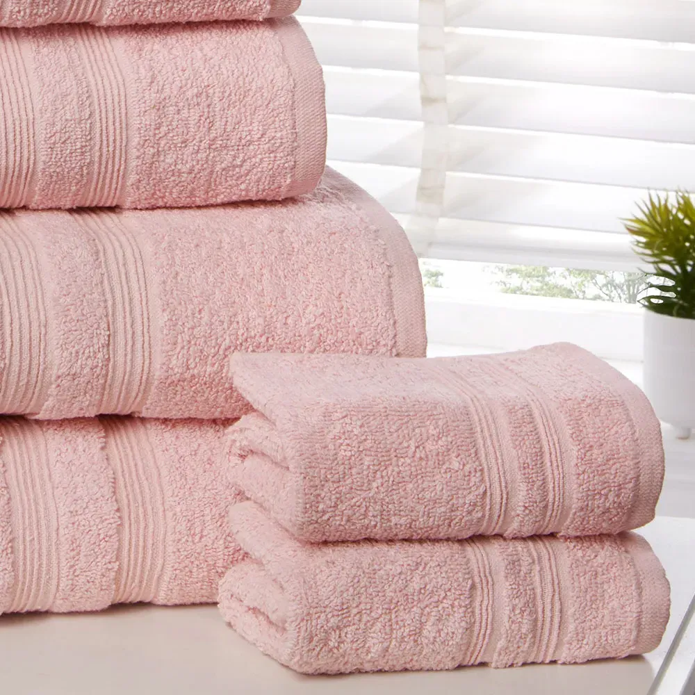 Camden Hand Towel - Pink, Cotton
