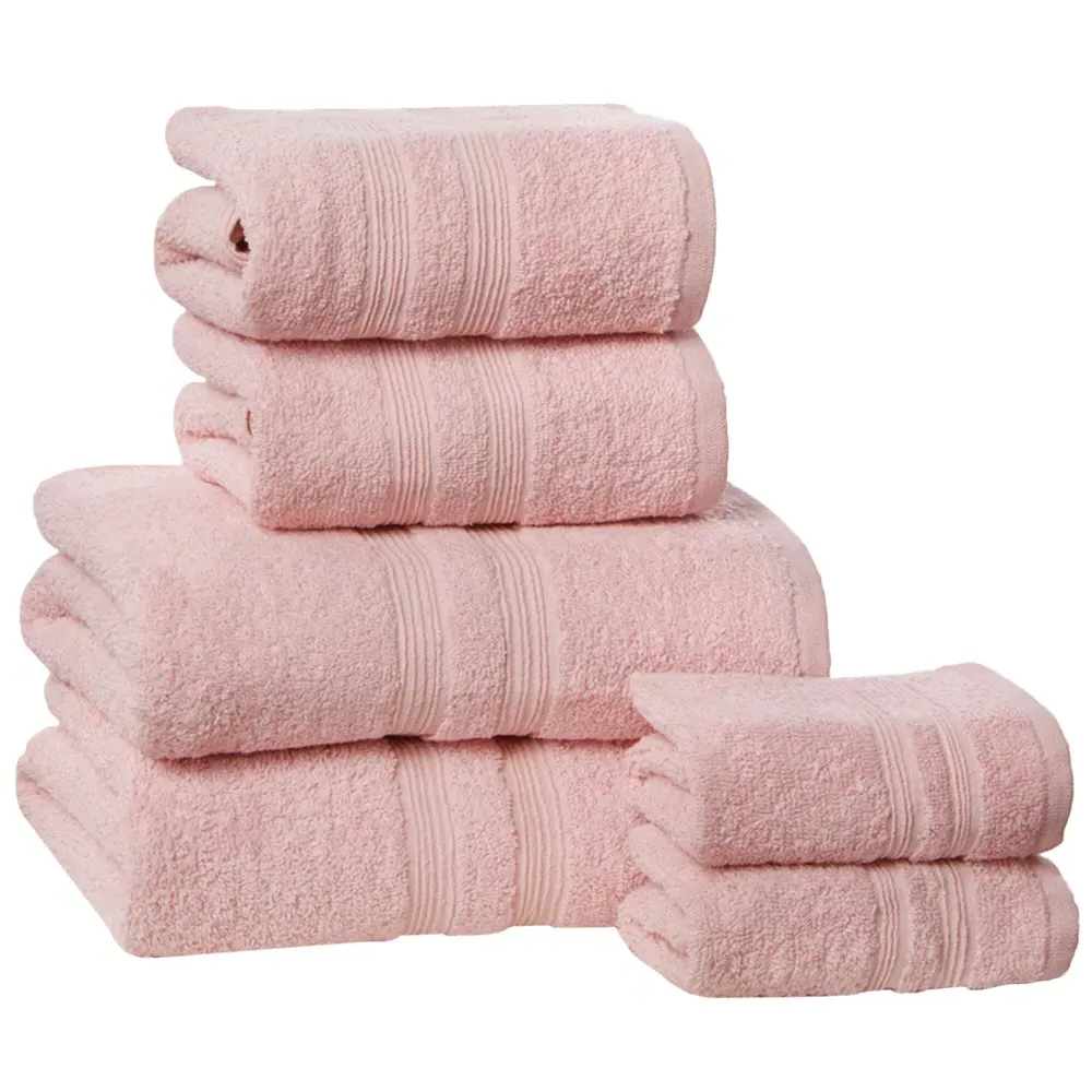 Camden Hand Towel - Pink, Cotton