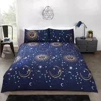 Celestial Double Duvet Set - Navy