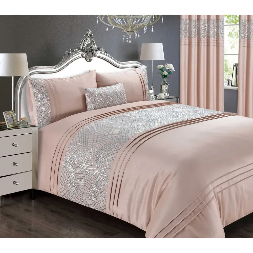 Charleston Boudoir Cushion Cover - Pink, Satin