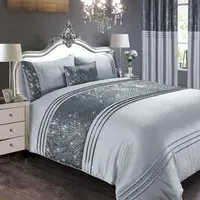 Charleston Super King Size Duvet Set - Grey