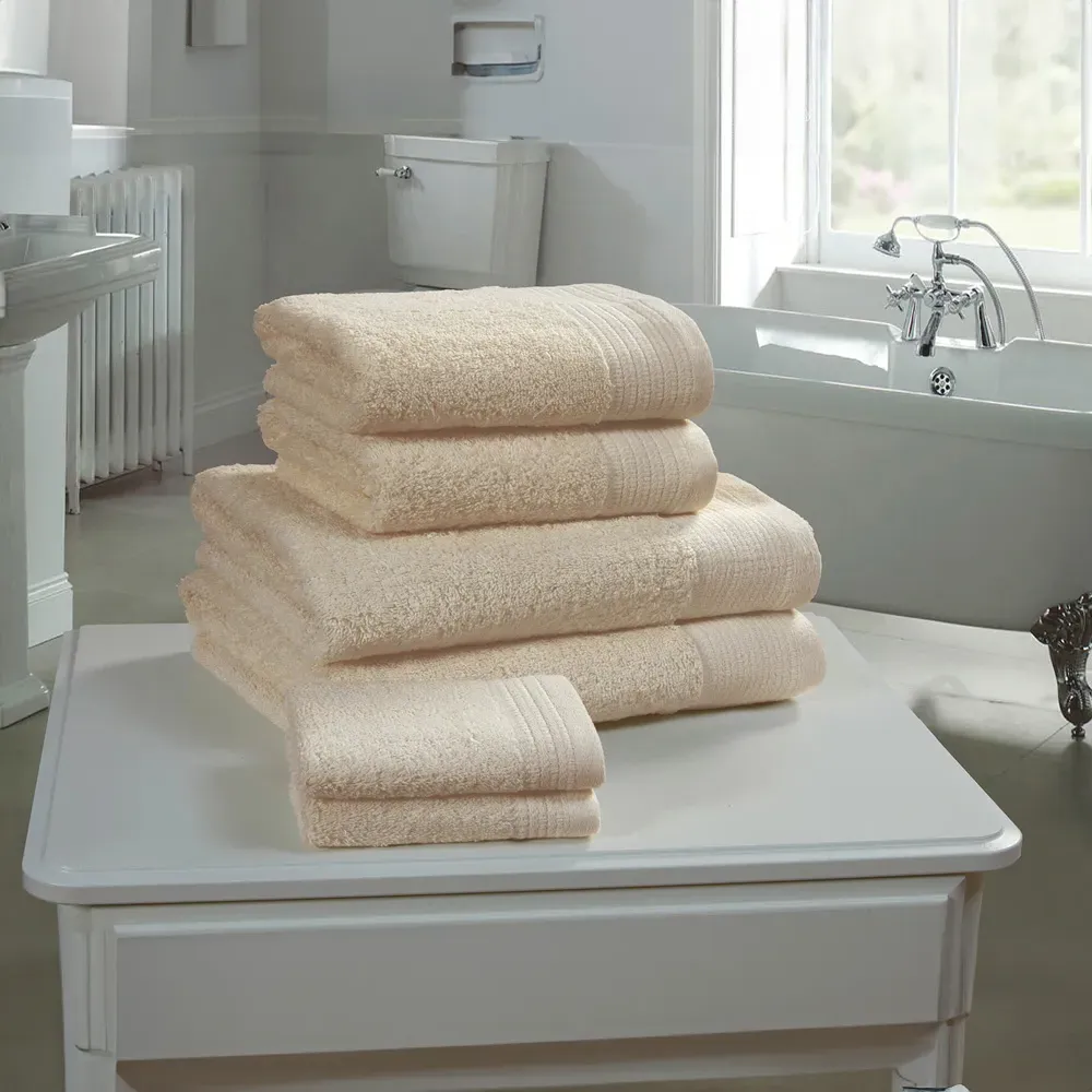 Chatsworth 600gsm Bath Towel - Biscuit, Combed Cotton