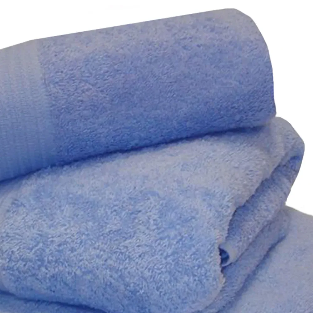 Chatsworth 600gsm Bath Towel - Blue, Combed Cotton