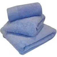 Chatsworth 600gsm Bath Towel - Blue, Combed Cotton