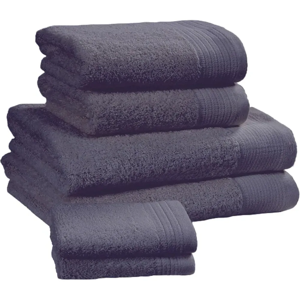 Chatsworth 600gsm Bath Towel - Blue, Combed Cotton