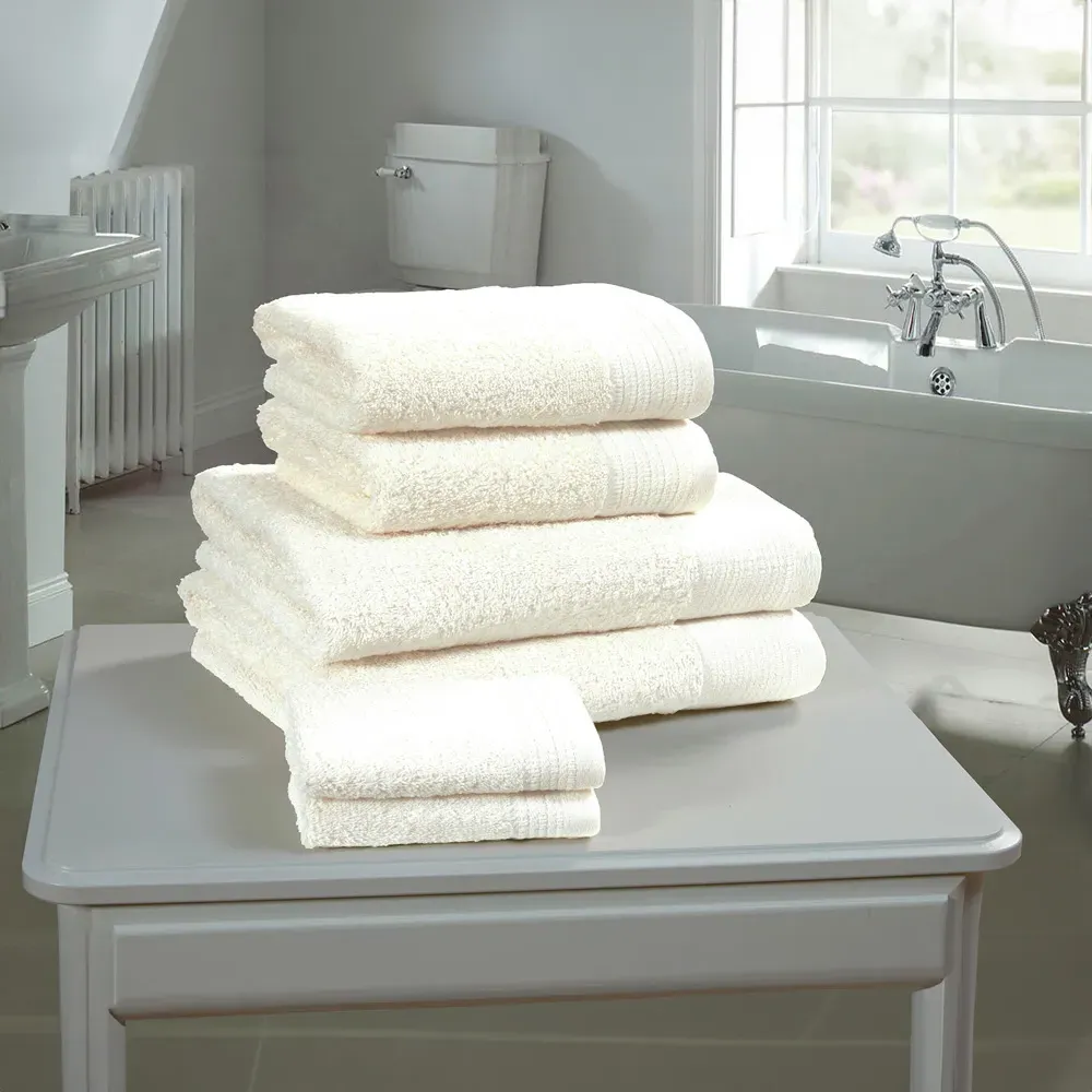 Chatsworth 600gsm Bath Towel - White, Combed Cotton