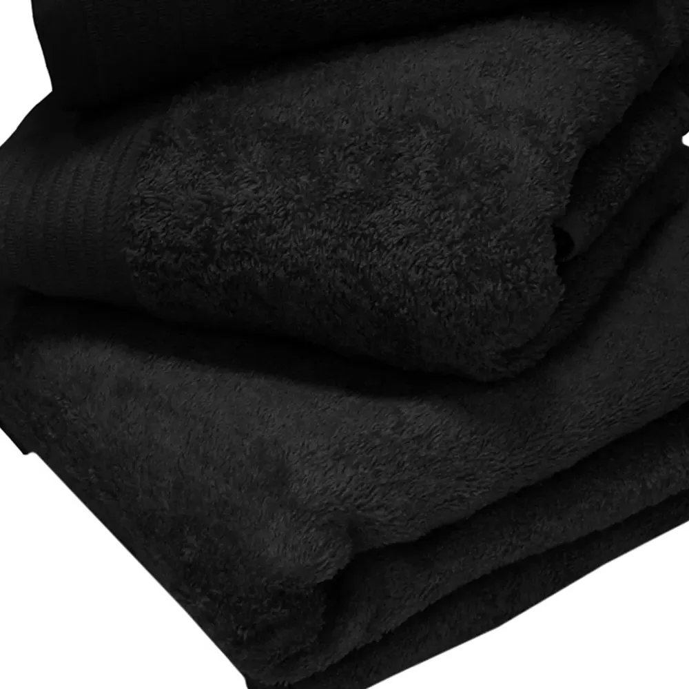 Chatsworth Bath Sheet - Black, Cotton