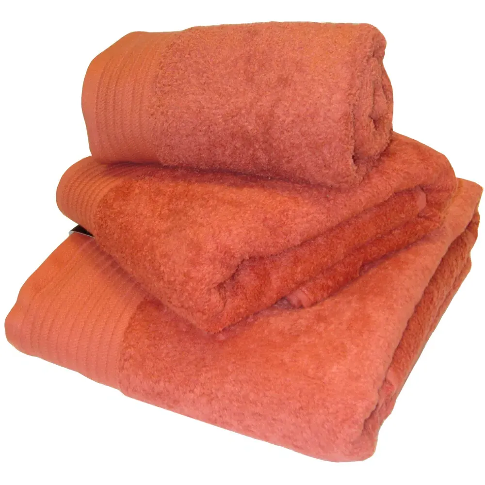 Chatsworth Bath Sheet - Orange, Cotton