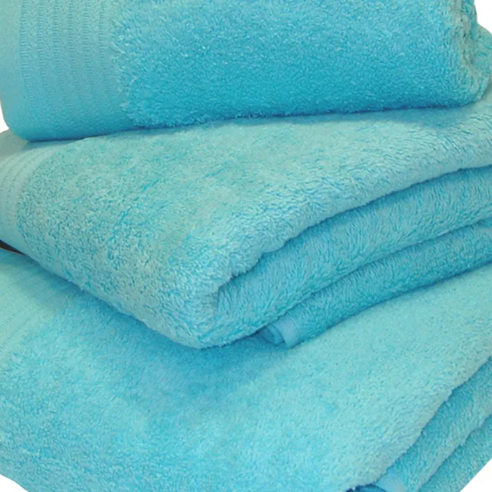 Chatsworth Bath Sheet - Turquoise, Cotton