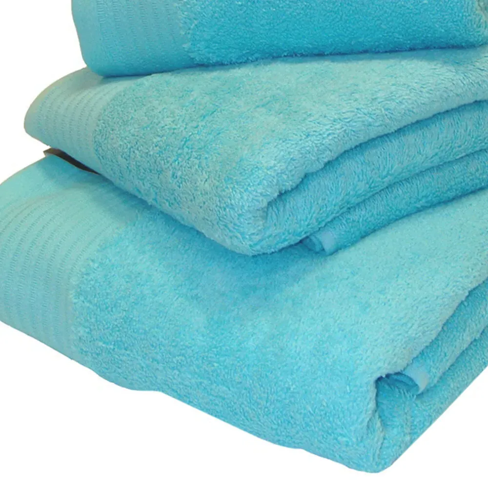 Chatsworth Bath Sheet - Turquoise, Cotton