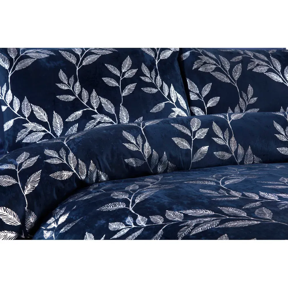 Como Single Duvet Set - Navy