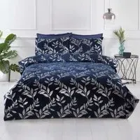Como Single Duvet Set - Navy