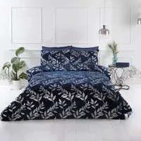 Como Super King Size Duvet Set - Navy