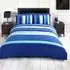 Detroit Single Duvet Cover Set - Blue, Cotton