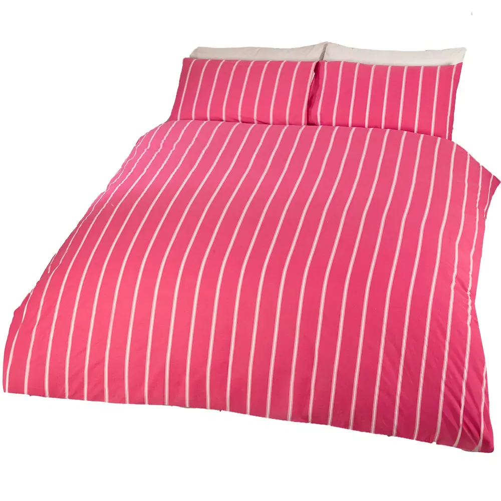 Don't Wake Me Up King Size Duvet Cover Set - Pink, Cotton