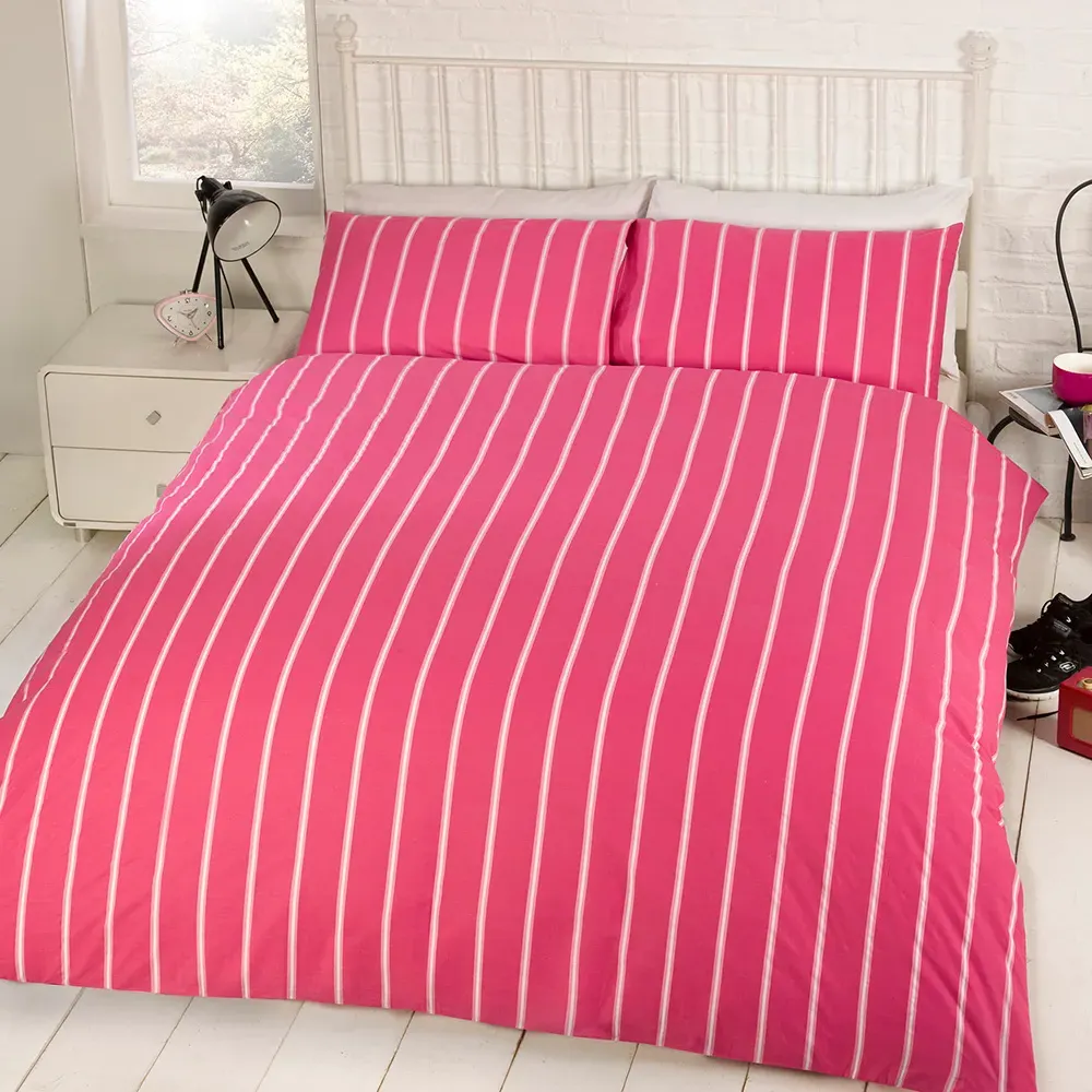 Don't Wake Me Up King Size Duvet Cover Set - Pink, Cotton