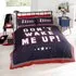 Don't Wake Me Up Single Duvet Cover Set - Navy, Cotton