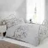 Eloise Single Duvet Cover Set - Grey, Cotton
