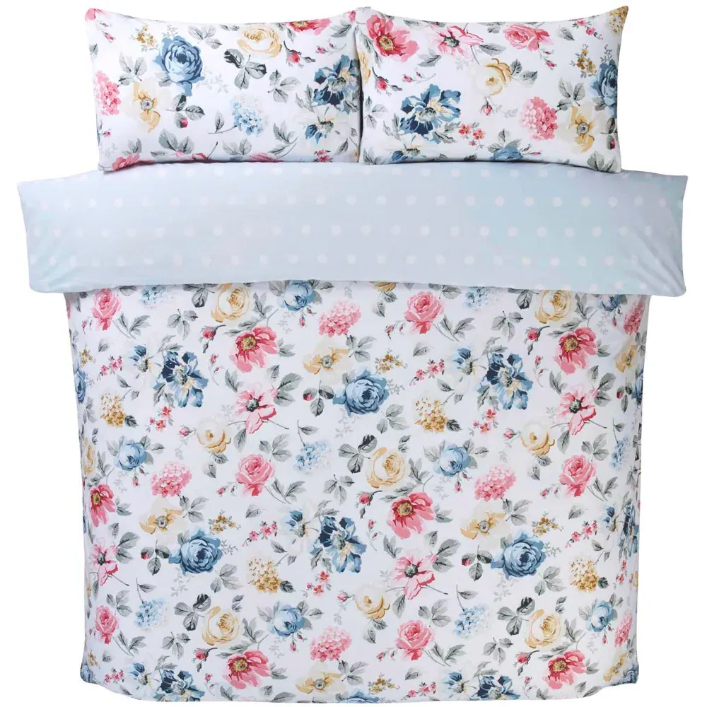 Emilia King Size Duvet Cover Set - Blue