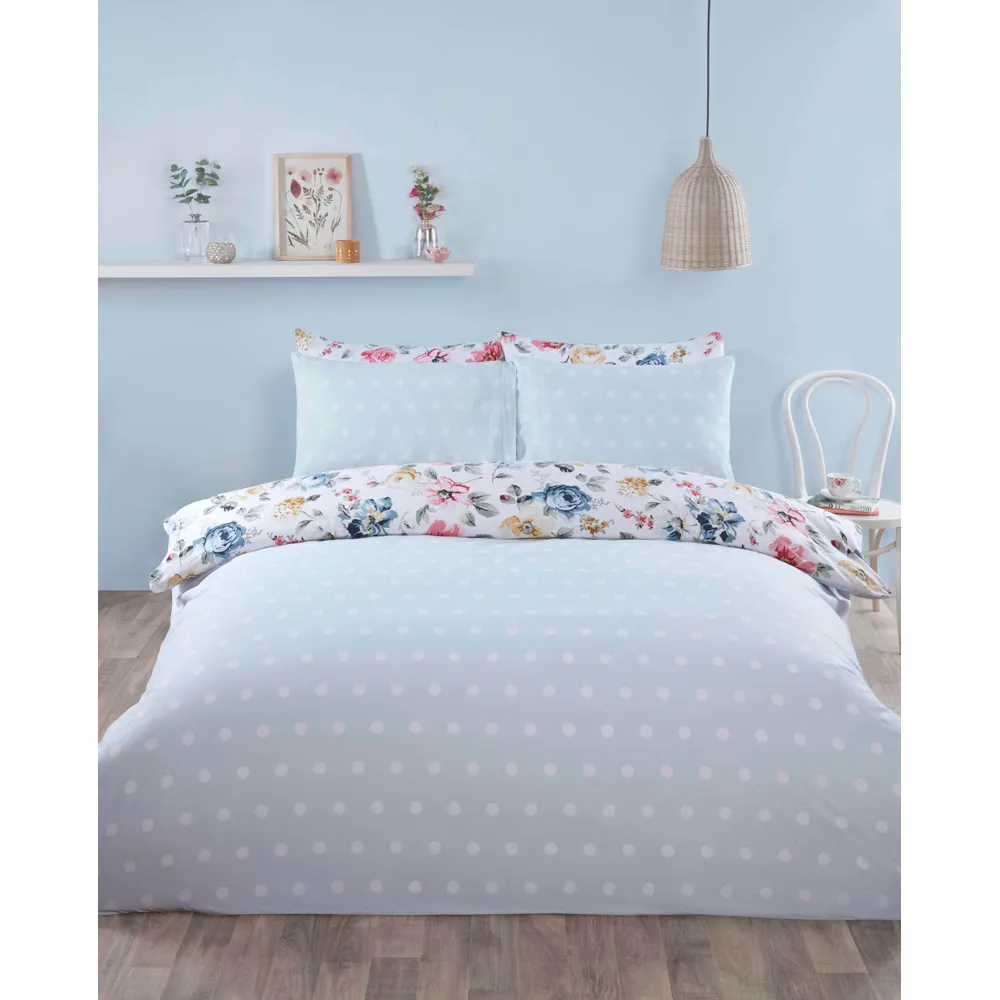 Emilia Single Duvet Cover Set - Silver