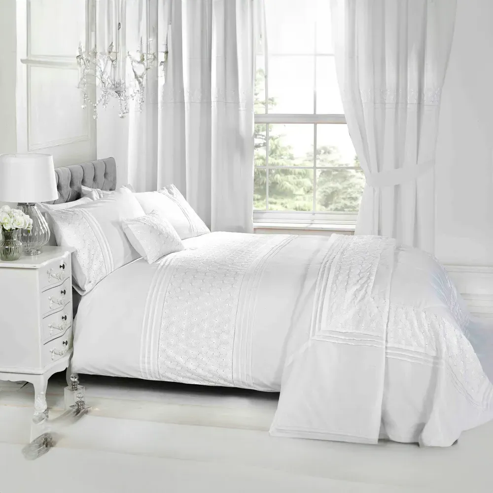 Everdean Boudoir Cushion Cover - White image