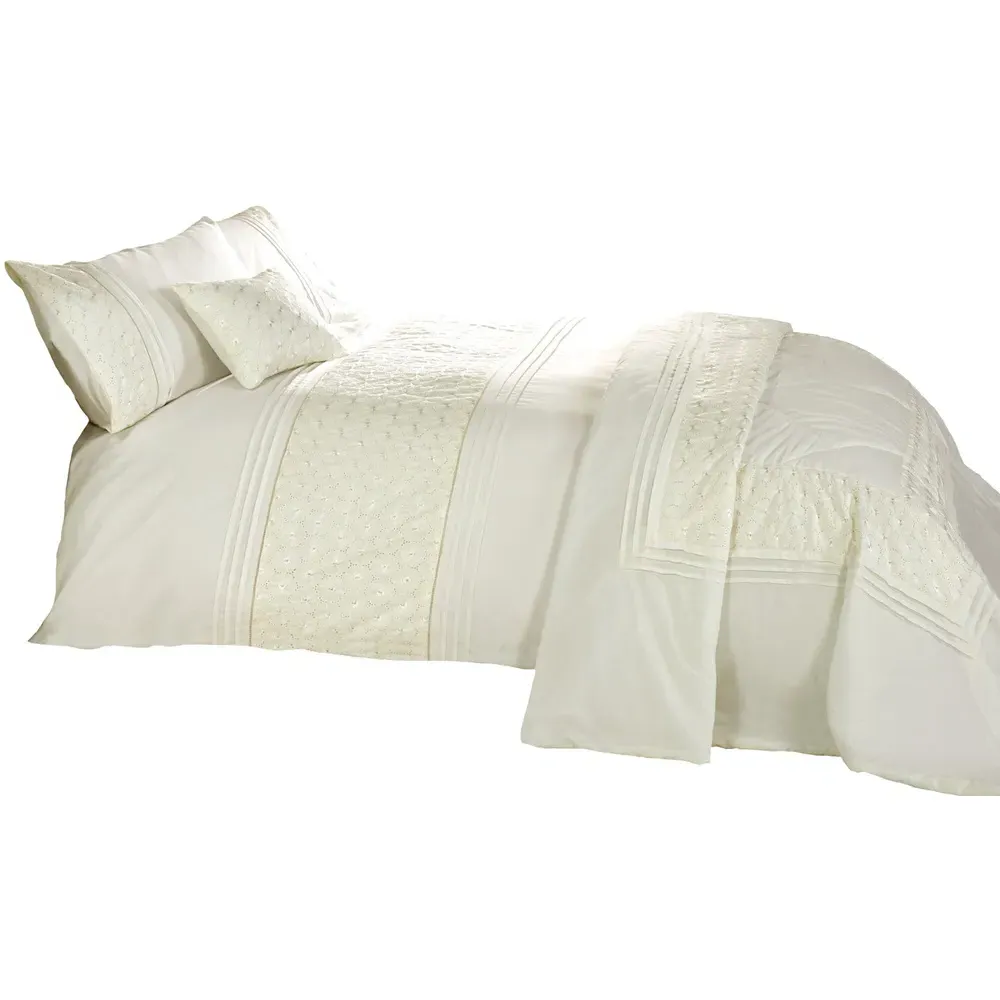 Everdean Double Duvet Set - Cream
