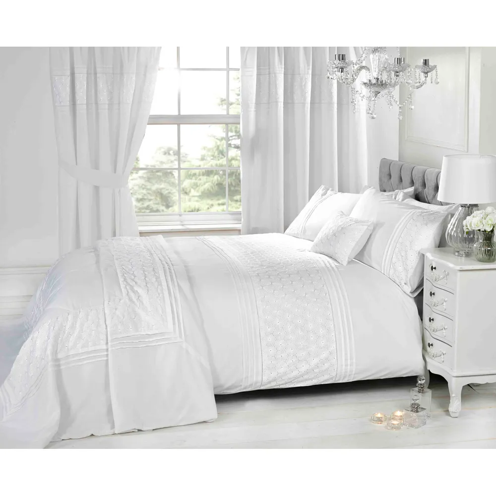 Everdean Double Duvet Set - White