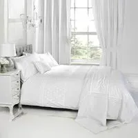 Everdean Double Duvet Set - White