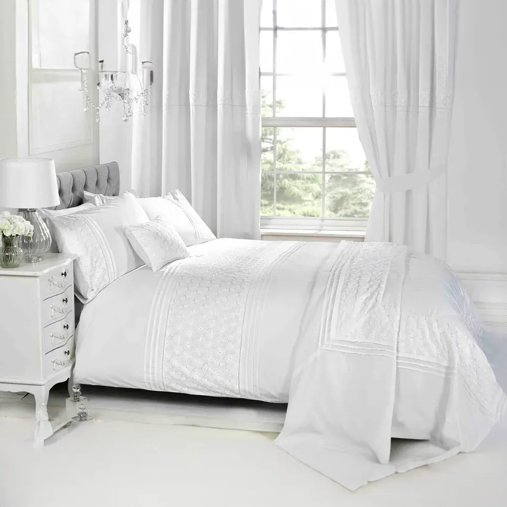 Everdean Double Duvet Set - White