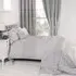 Everdean King Size Duvet Set - Silver, Cream