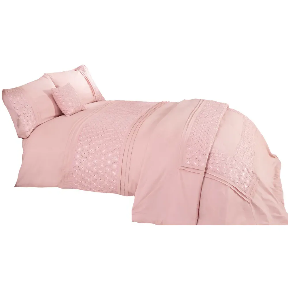 Everdean Single Duvet Set - Pink