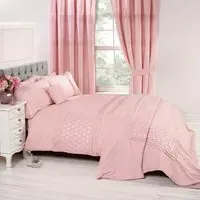 Everdean Single Duvet Set - Pink