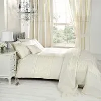 Everdean Super King Duvet Set - Cream