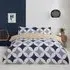Geo Double Duvet Set - Blue