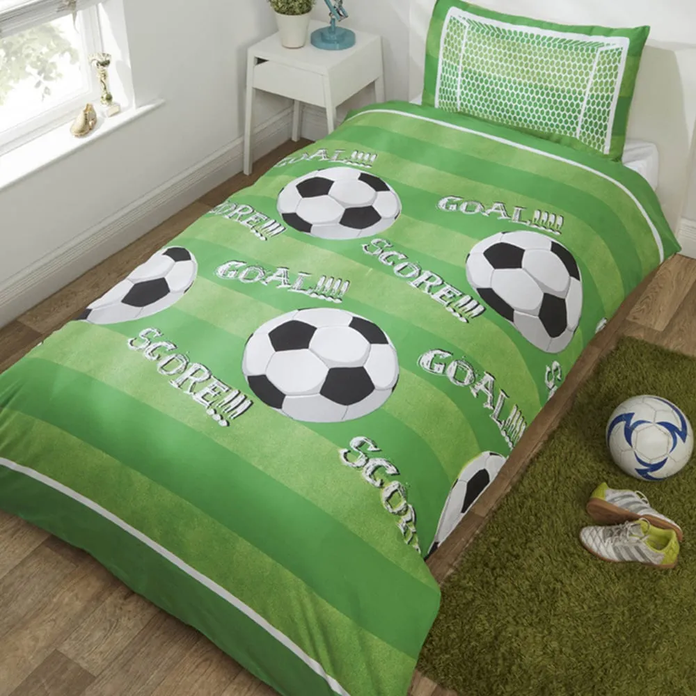 Goal Single Duvet Cover Set - Multi