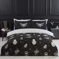 Gothic Magick Double Duvet Set - Multi, Microfibre